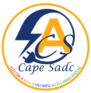 white electrical logo